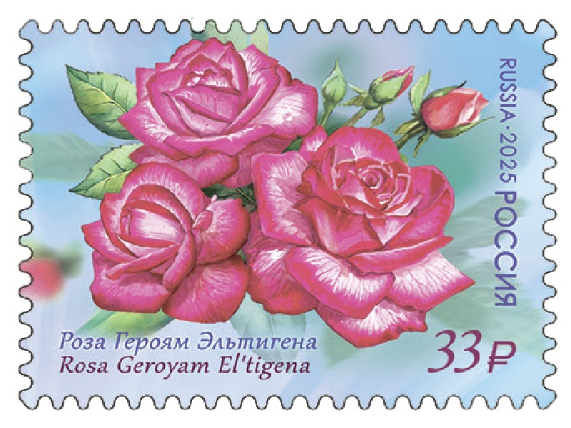 Цветы Победы распустились на почтовых марках.